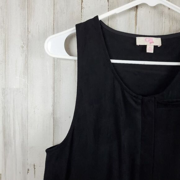 GB Girls Velour Sleeveless Dress Black Size XL - Picture 5 of 10